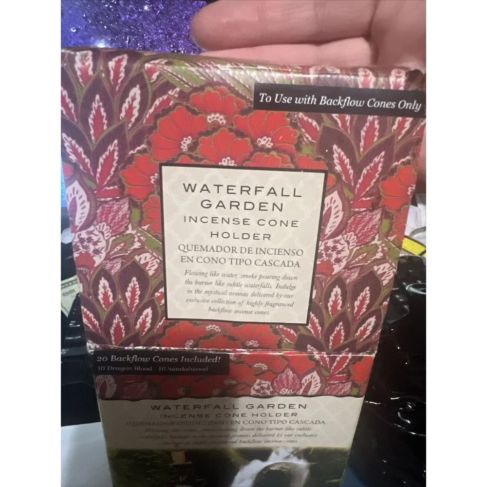Waterfall Garden Incense Come‎ Holder